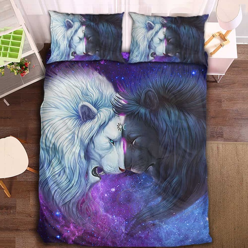 Sun And Moon Lions CL11100252MDB Bedding Sets