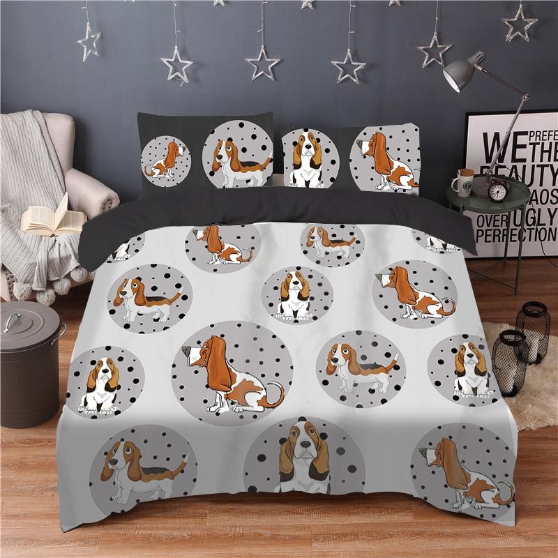 Basset Hound CLM1710032B Bedding Sets