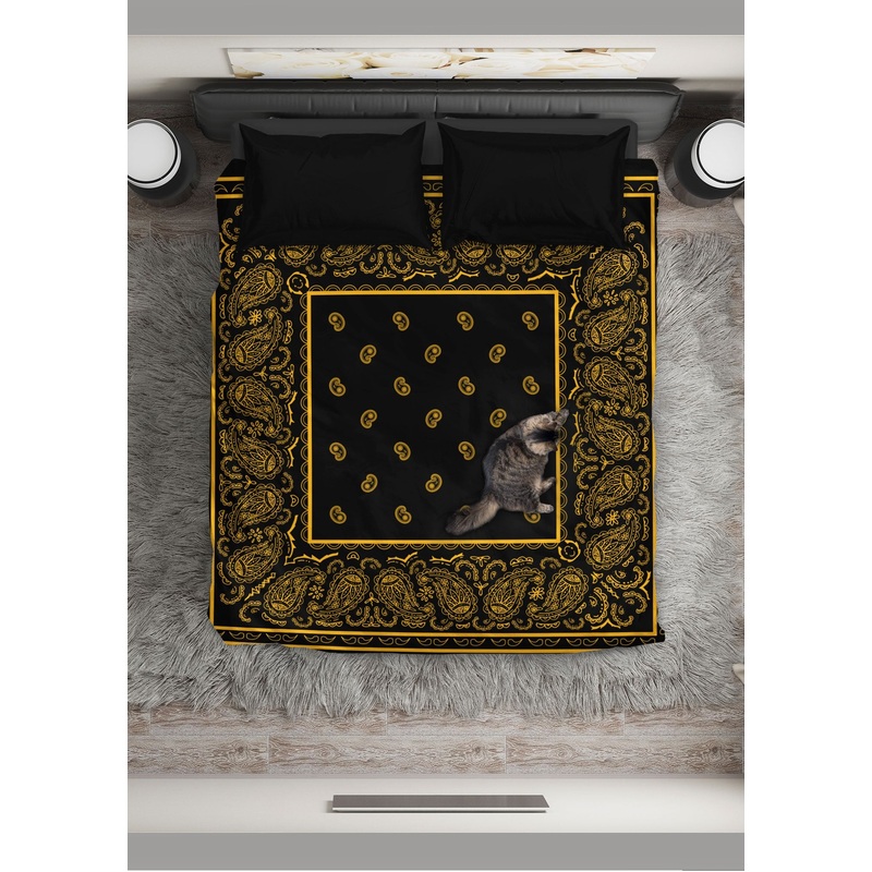 Black Gold Bandana CLM1710051B Bedding Sets