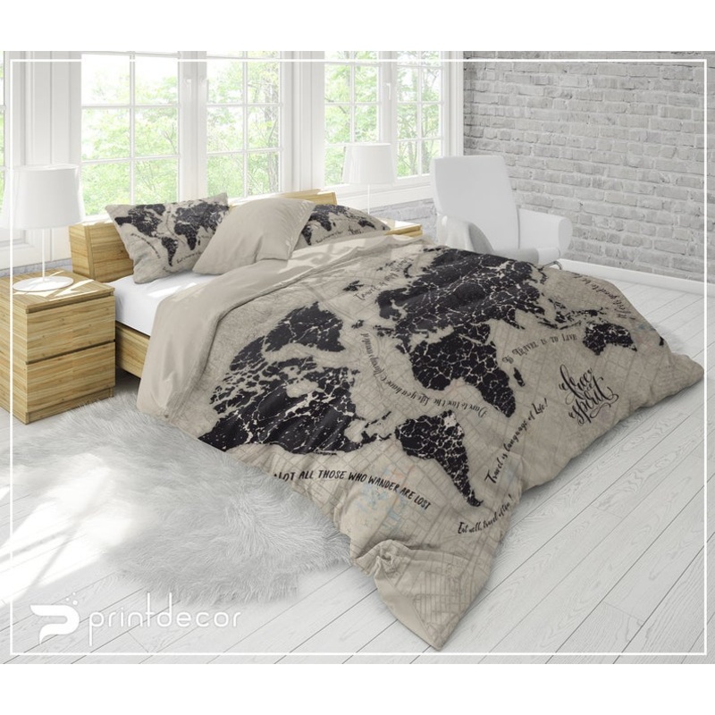 World Map CLA0210847B Bedding Sets