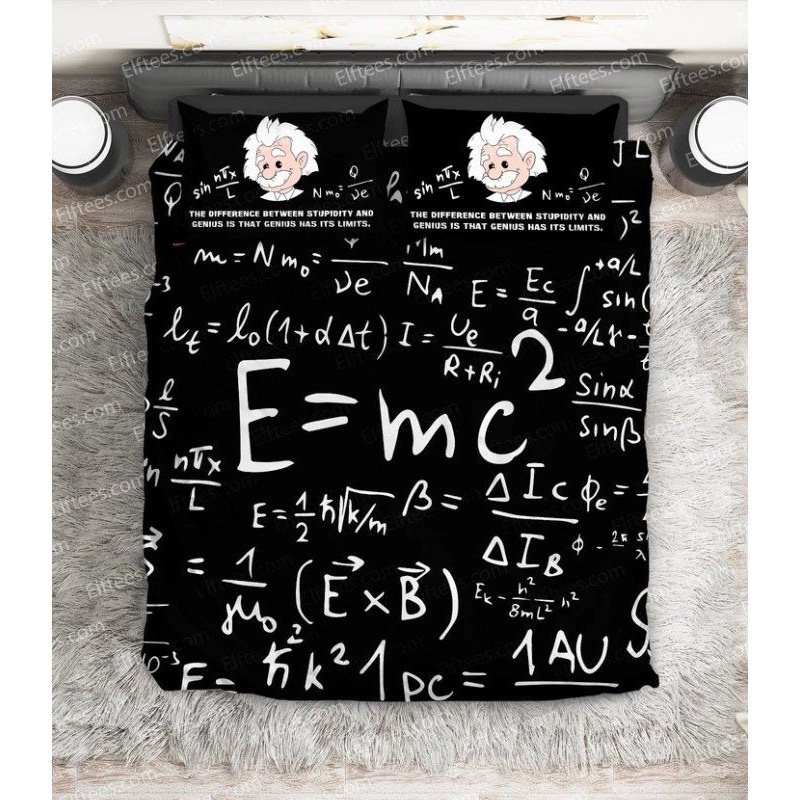 Albert Einstein Funny CLH0811009B Bedding Sets