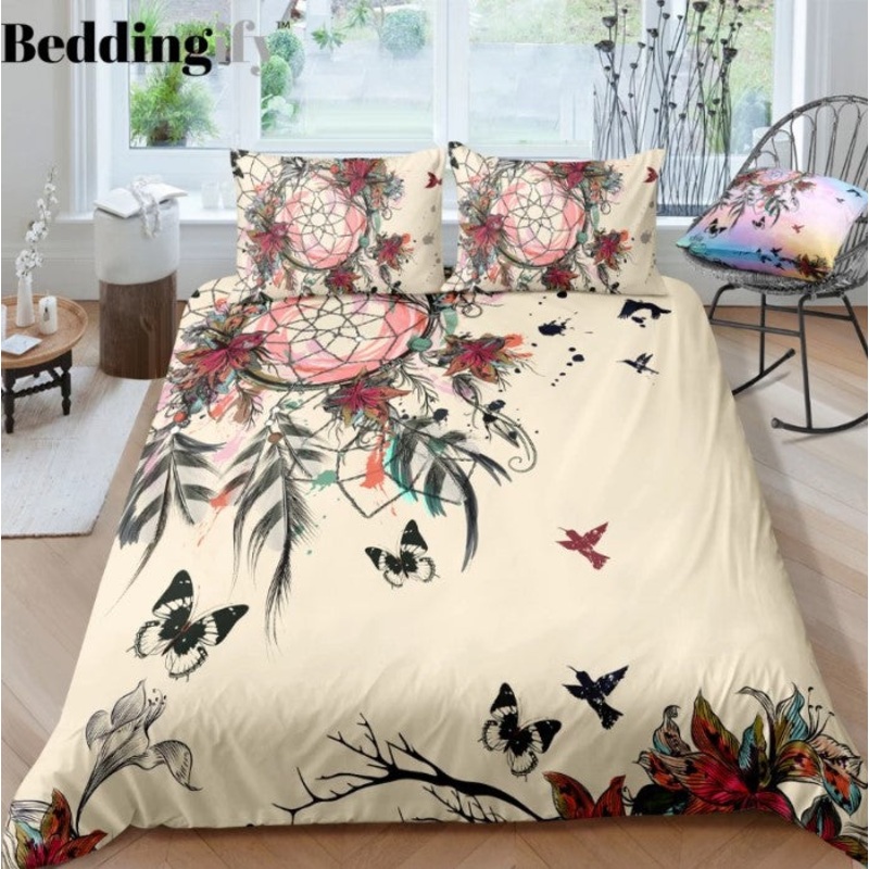 Peace Butterflies Dreamcatcher CLH1510168B Bedding Sets