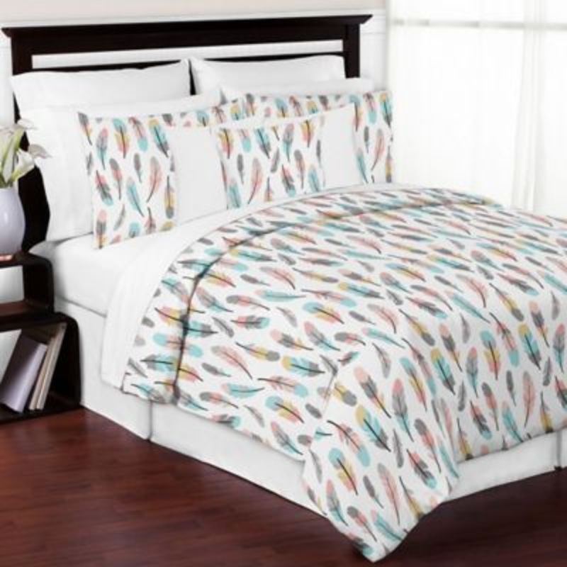 Sweet Jojo Designs Feather CLP1910148TT Bedding Sets
