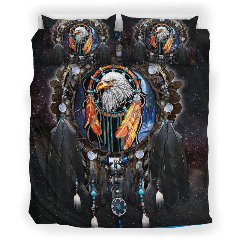 Black Dreamcatcher Eagle CLM1210016B Bedding Sets