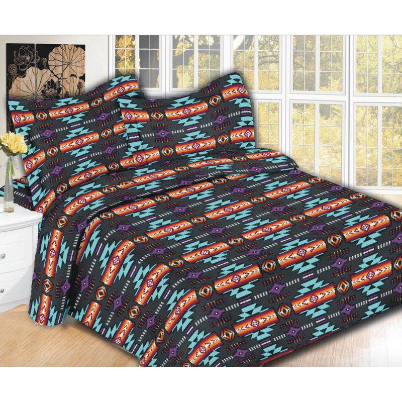 Black Native American CLM2210020B Bedding Sets