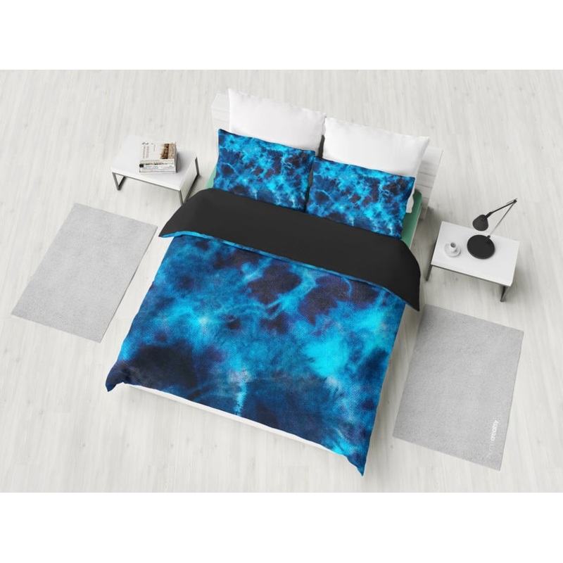 Blue Grunge Tie Dye CLH101058B Bedding Sets
