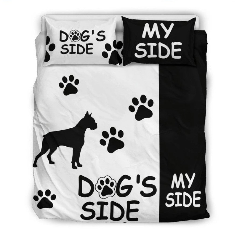 Boxer Dog Side My Side CL11100043MDB Bedding Sets