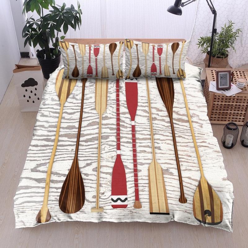 Canoe Paddles And Oars Over Wood BT10100041B Bedding Sets