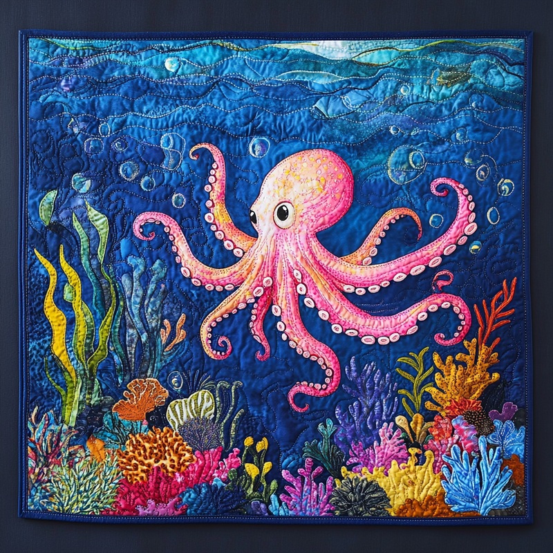 Octopus DAI110225424 Quilted Placemats