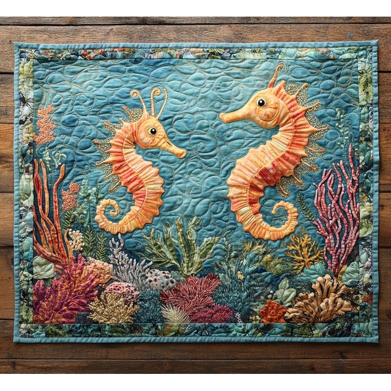 Seahorse DAI110225426 Quilted Placemats