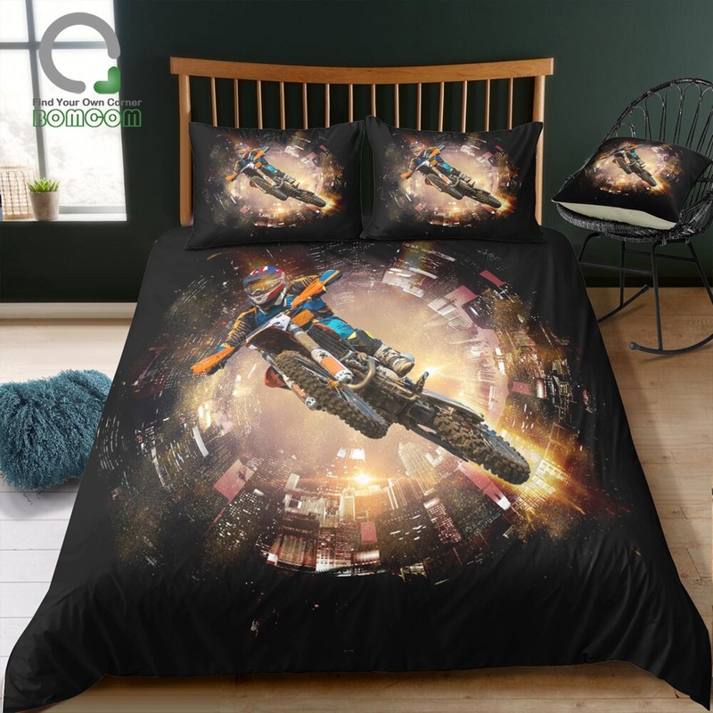 Motorcycle CL2409147MDB Bedding Sets