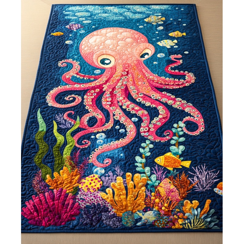 Octopus DAI110225404 Quilted Table Runner