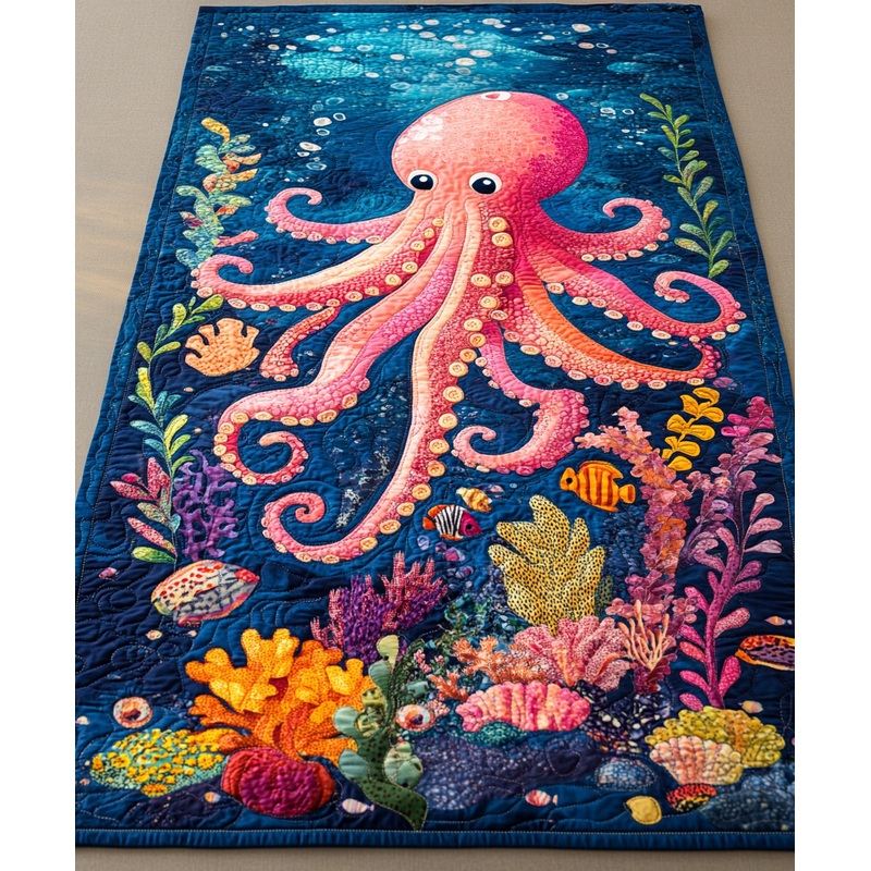 Octopus DAI110225406 Quilted Table Runner