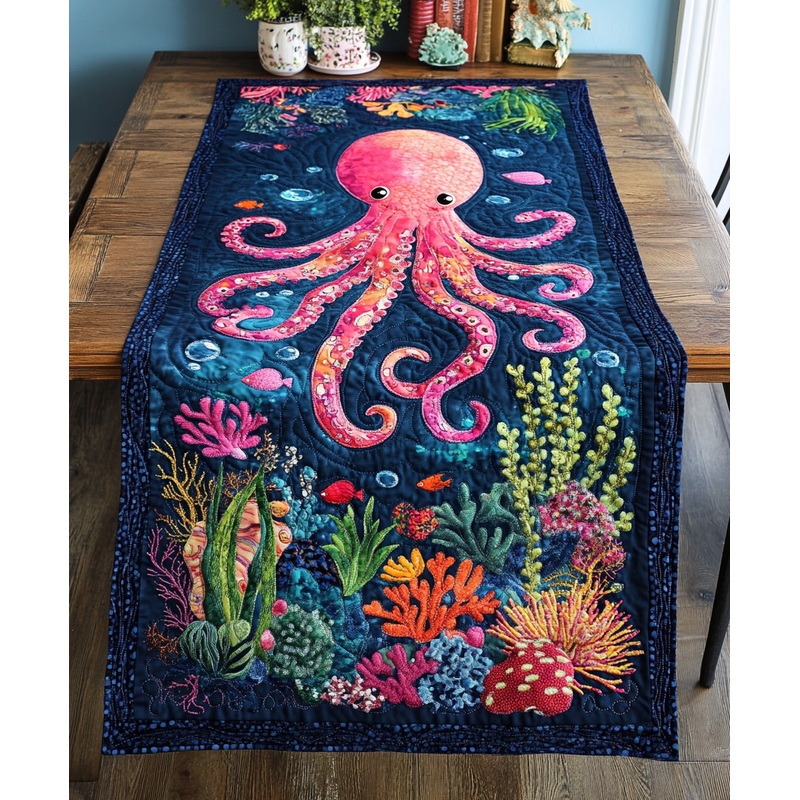 Octopus DAI110225407 Quilted Table Runner