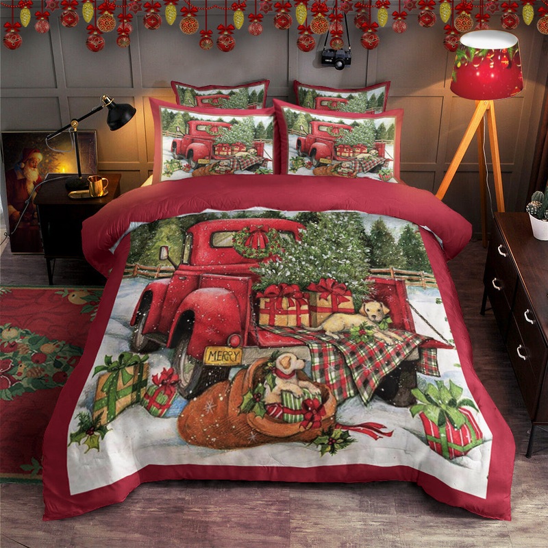Red Truck Christmas HM0211061T Bedding Sets