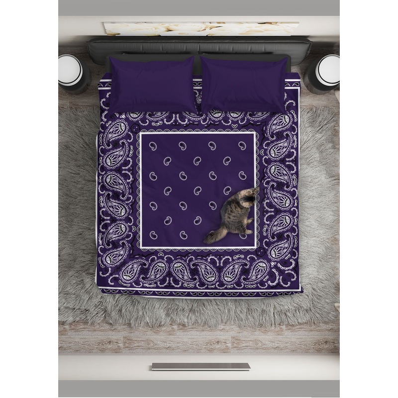 Royal Purple Bandana CLM1710321B Bedding Sets