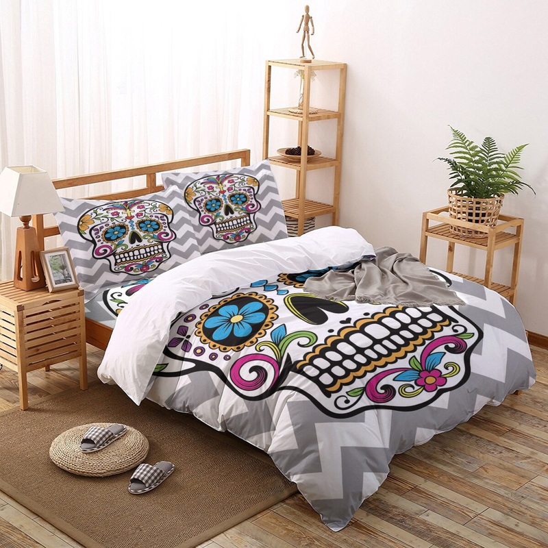 Sugar Skull CL2509114MDB Bedding Sets