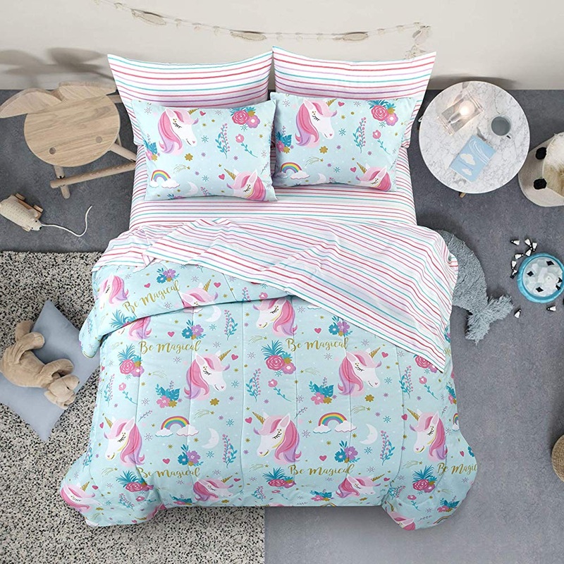 Unicorn And Rainbow CLT1610146T Bedding Sets