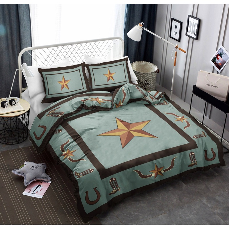 Western Rustic Longhorn Star CLM2110614B Bedding Sets