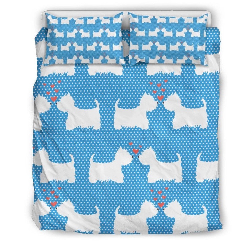 Westie Blue CL11100280MDB Bedding Sets