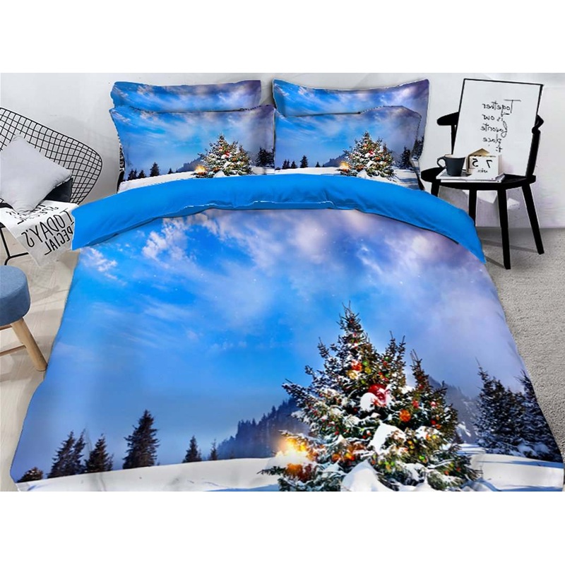3D Christmas Tree Winter CLA05120261B Bedding Sets