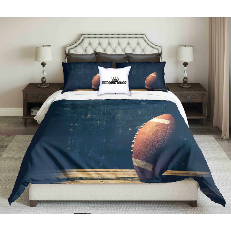 American Football Ball On Dark Background CLA25100737B Bedding Sets