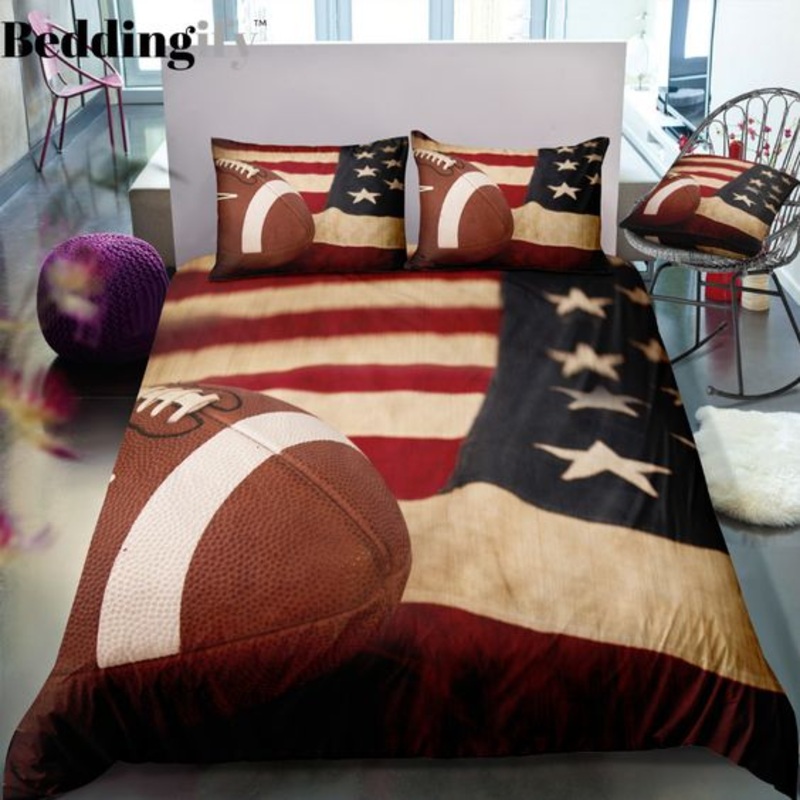 American Football Flag CLT0810002T Bedding Sets
