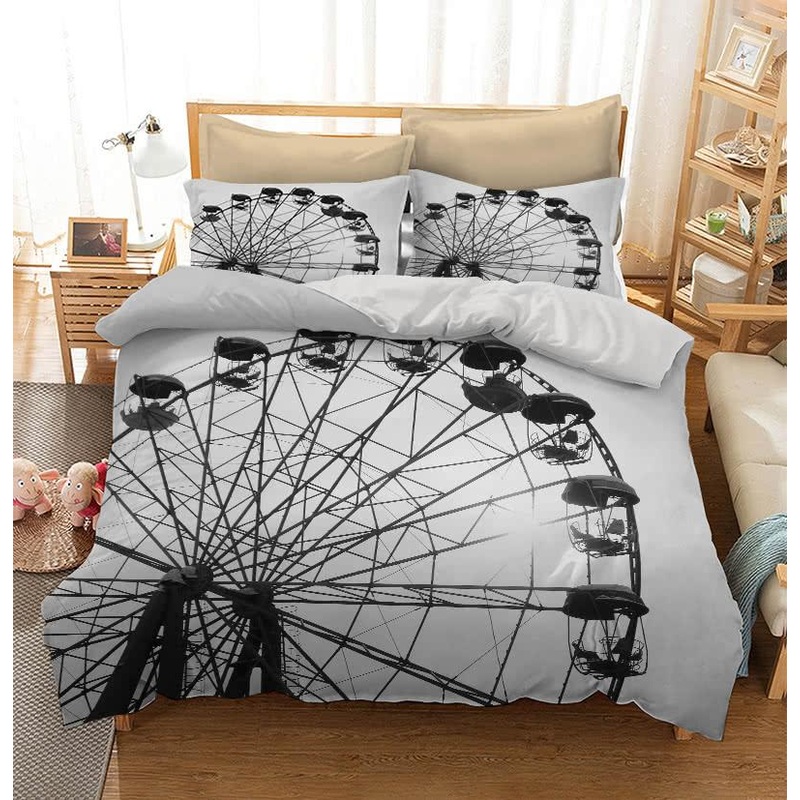 An old ferris wheel against sky CLA18121320B Bedding Sets