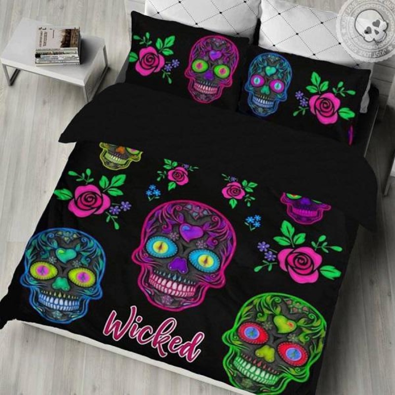Wicked Skulls Bedding Set CL05100038MDB Bedding Sets