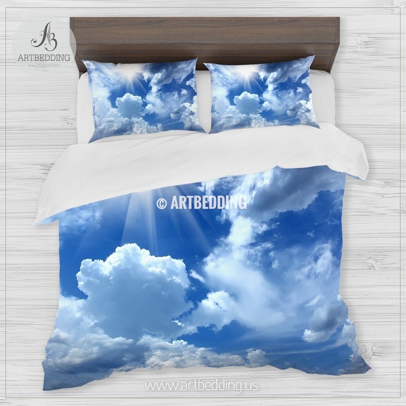 Beautiful Cloudy Blue Sky CL25100018MDB Bedding Sets