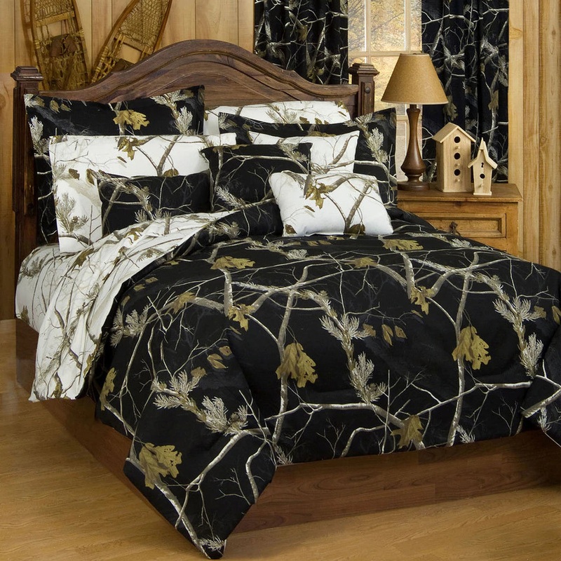 Black Camo CLM2810072B Bedding Sets
