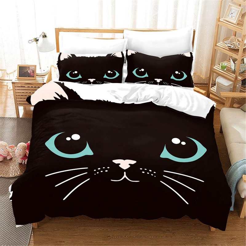 Black Cat Blue Eyes CLG1910009B Bedding Sets