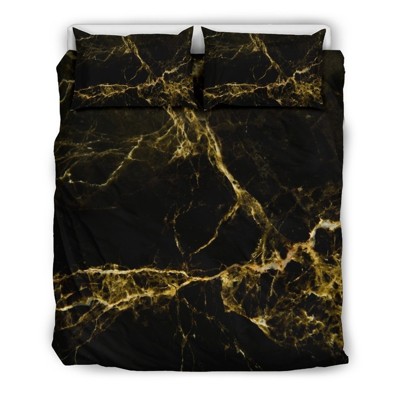 Black Gold Marble CL16100071MDB Bedding Sets