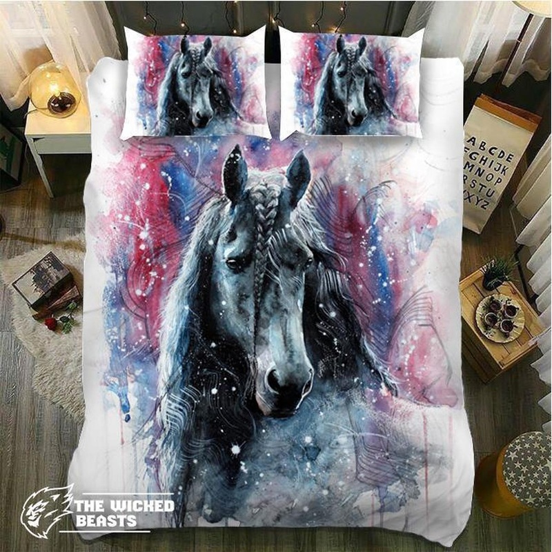 Black Horses CL05100012MDB Bedding Sets
