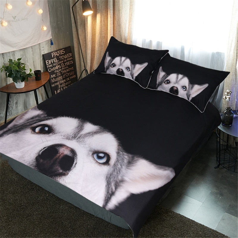 Black Husky 3D CLH1710002B Bedding Sets