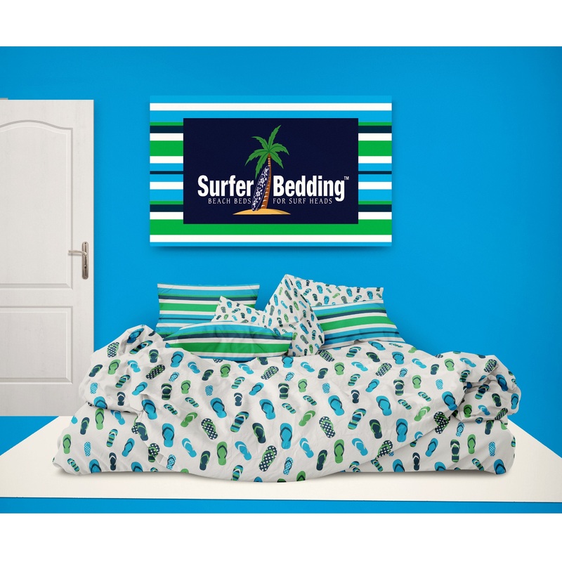 Blue And Green Flip Flops CL11100026MDB Bedding Sets