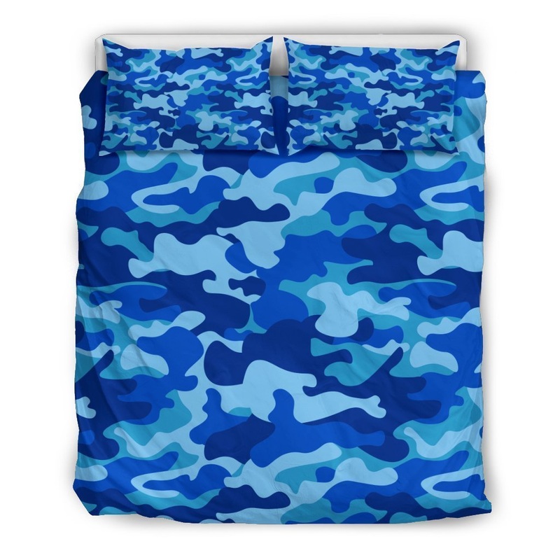Blue Camouflage CLH2910111B Bedding Sets