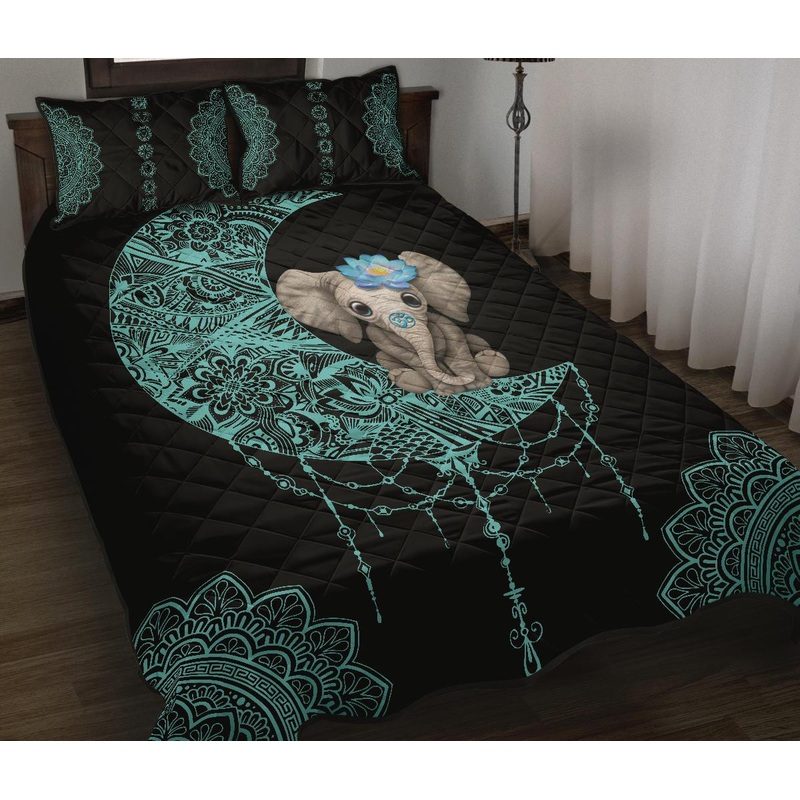 Blue Dreamcatcher Elephant CL07110039MDB Bedding Sets
