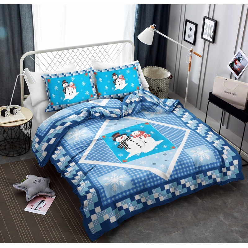 Blue Snowman Diamond CLM2210027B Bedding Sets