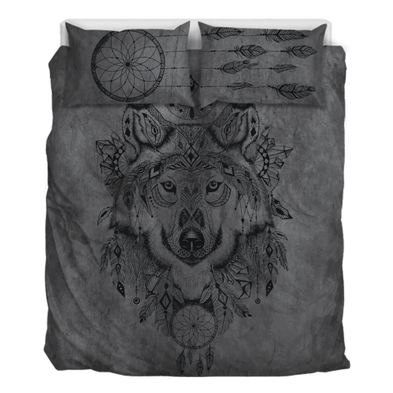 Bohemian Wolf Grey CL05100185MDB Bedding Sets