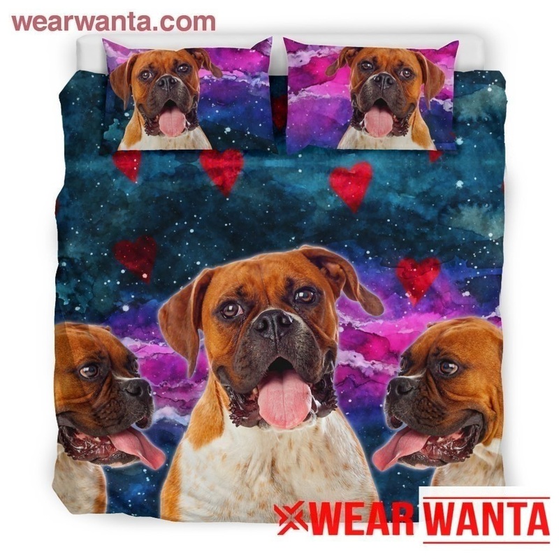 Boxer Dog Hearts CLH1412018B Bedding Sets