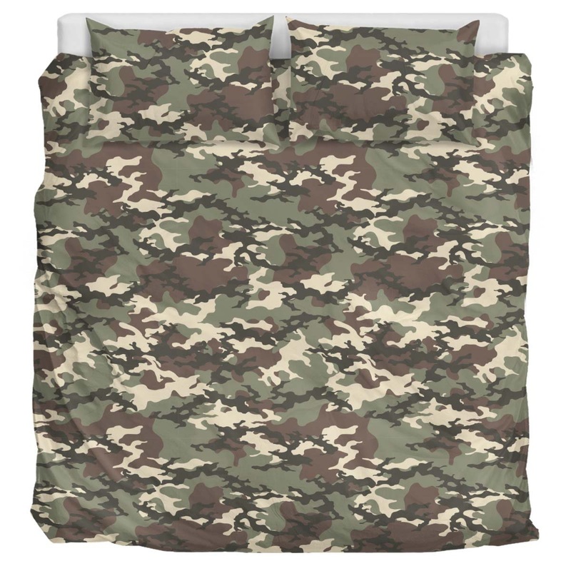 Brown Camouflage CL12110041MDB Bedding Sets