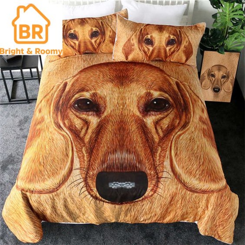 Brown Dachshund CLM2709032T Bedding Sets