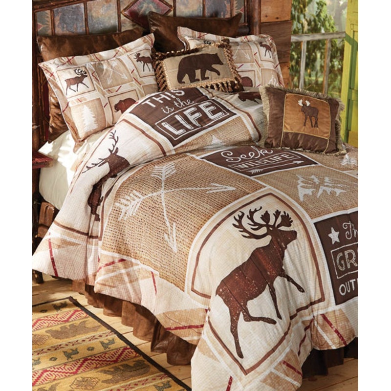 Cabin Adventures Log CLM0210037B Bedding Sets