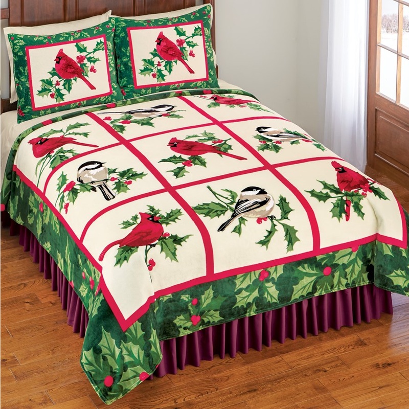 Cardinal Bird Christmas CLM2210045B Bedding Sets
