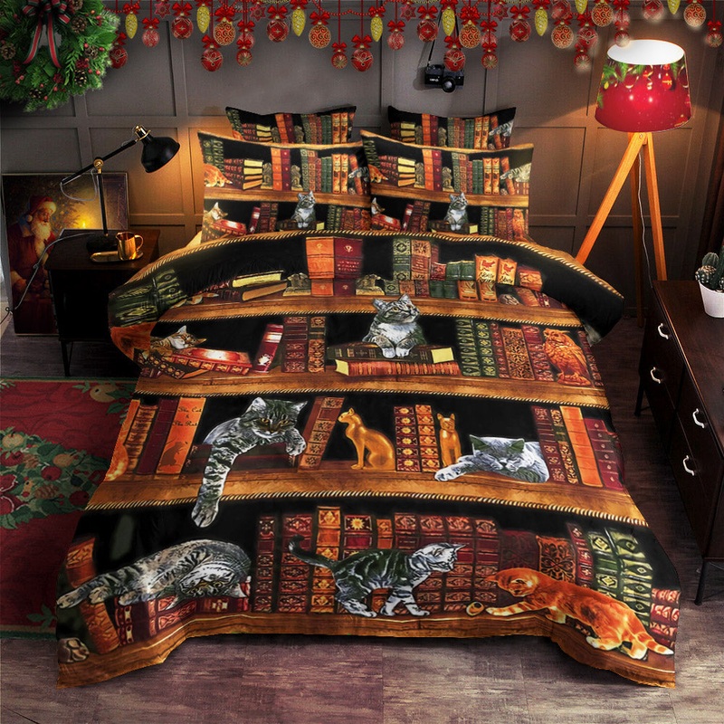 Cat And Book AA0111036T Bedding Sets