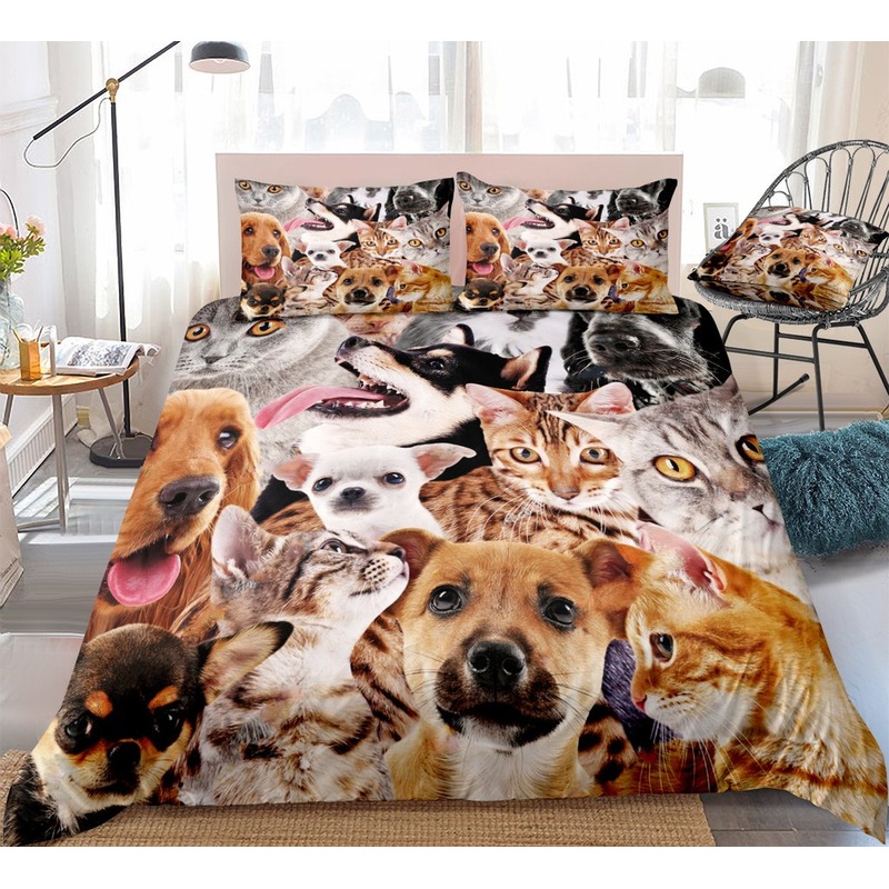 Cat And Dog CLH0312027B Bedding Sets