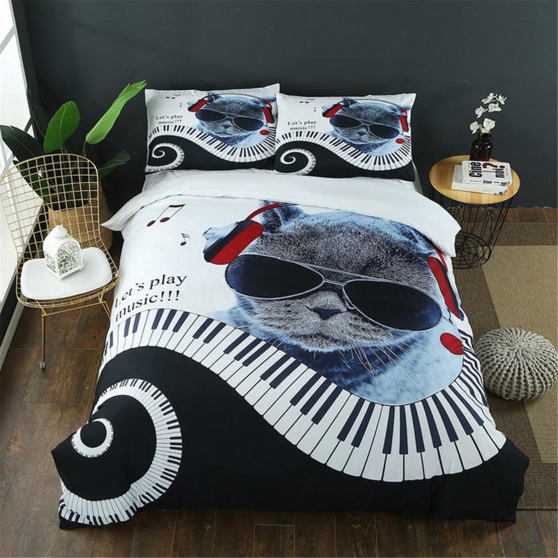 Cat And Piano CLA0310119B Bedding Sets